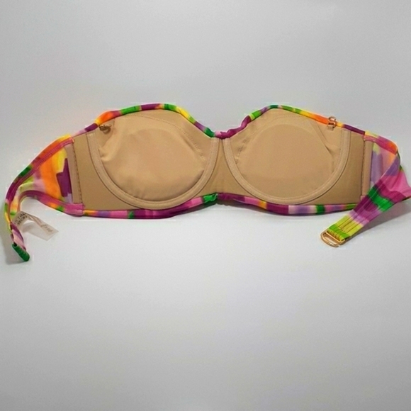 Victoria’s Secret Front Twist Bandeau Multicolored Size 34 C - Picture 6 of 8